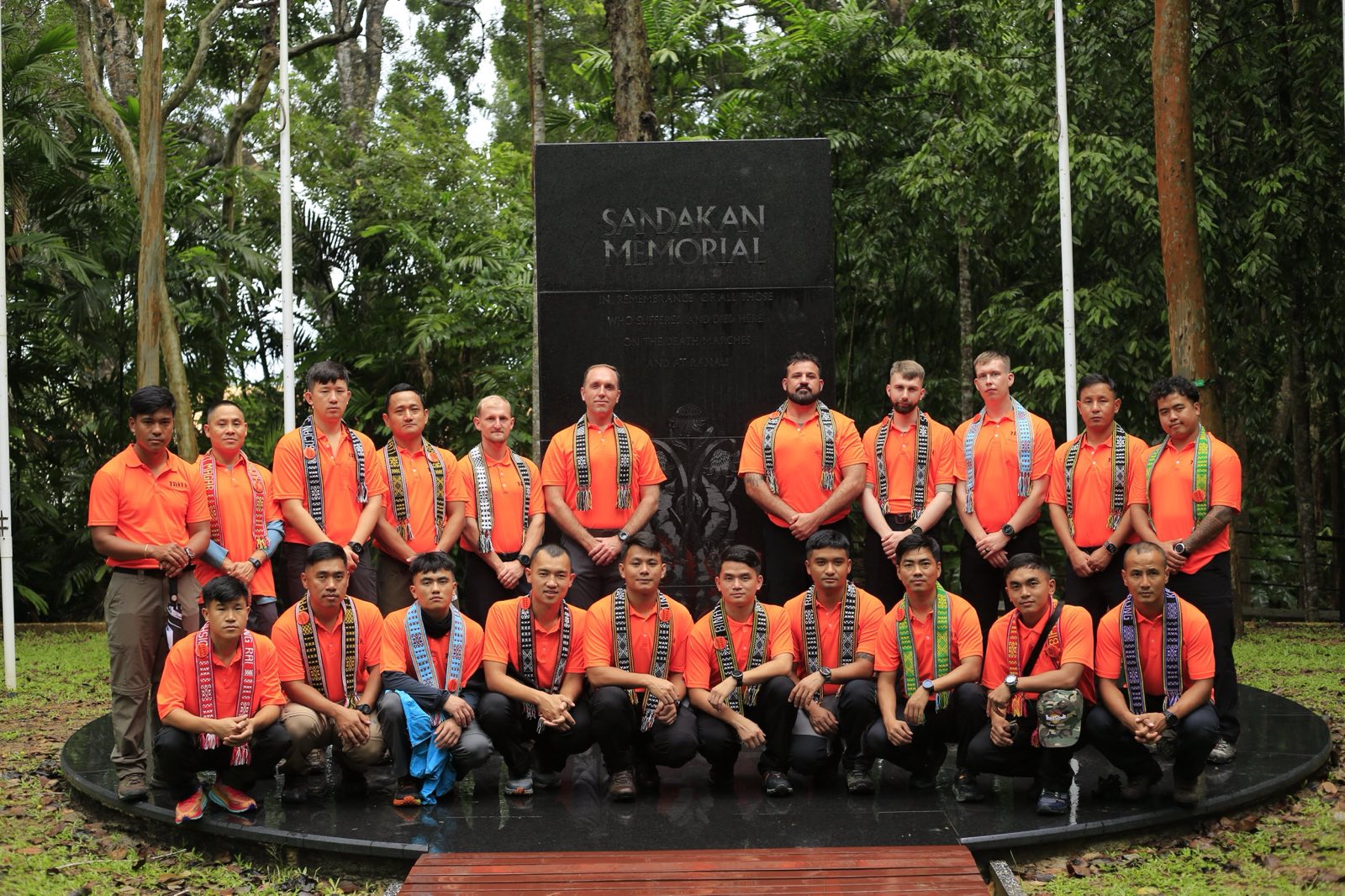 British Forces Brunei Retracing the Historic Sandakan–Ranau Death March, Borneo, Malaysia