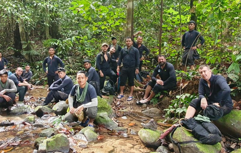 British Forces Brunei Retracing the Historic Sandakan–Ranau Death March, Borneo, Malaysia