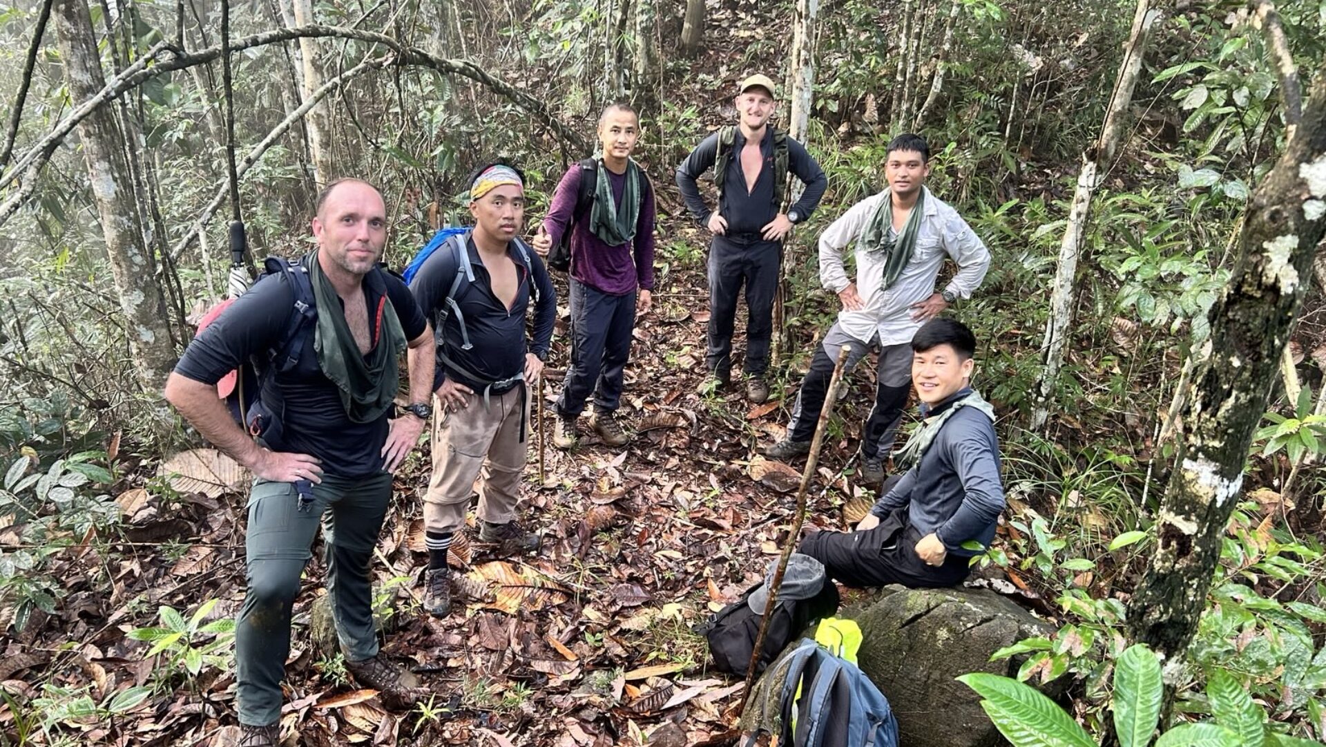 British Forces Brunei Retracing the Historic Sandakan–Ranau Death March, Borneo, Malaysia