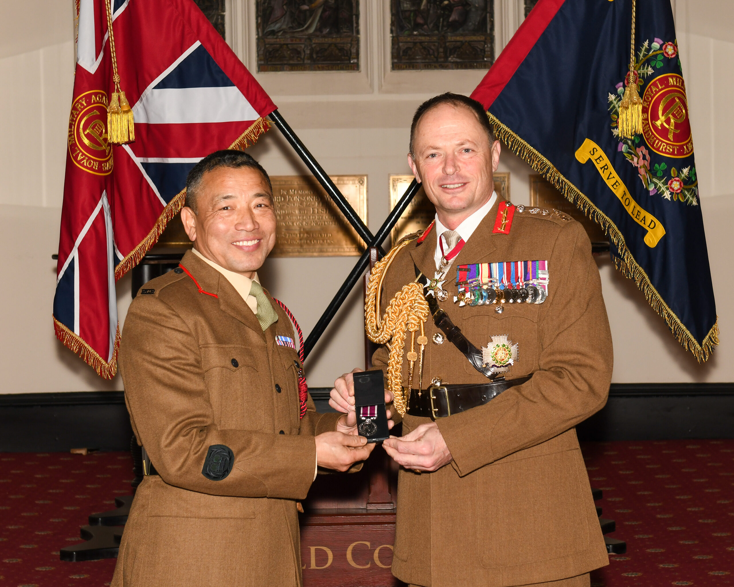 Meritorious Service Medal for Warrant Officer Class Two Yambahadur Gurung
