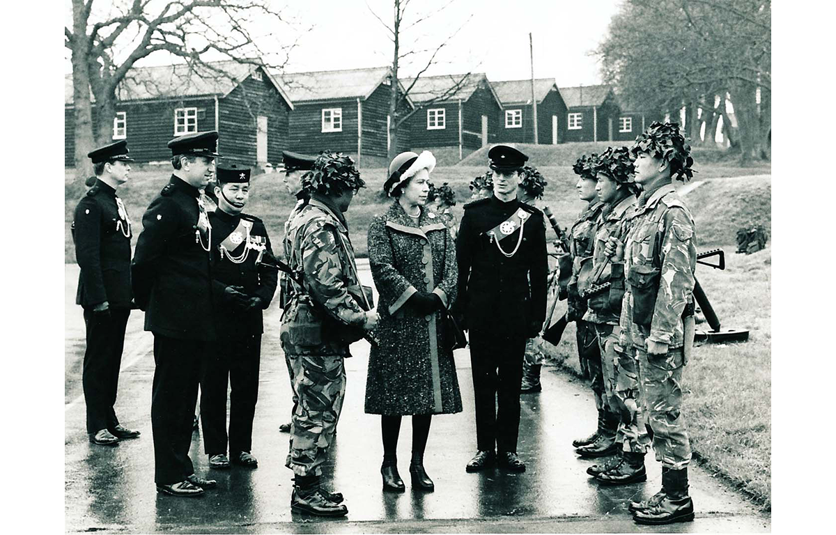 Her Majesty The Queen and Gurkhas