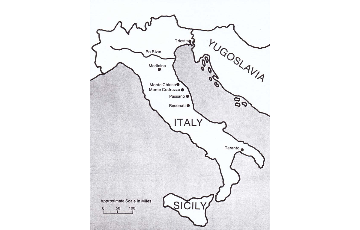 Map of Italy