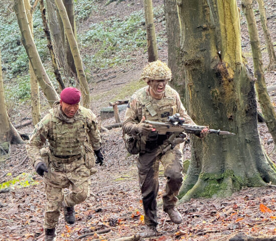 Bayonet Training with The First Battalion, The Royal Gurkha Rifles