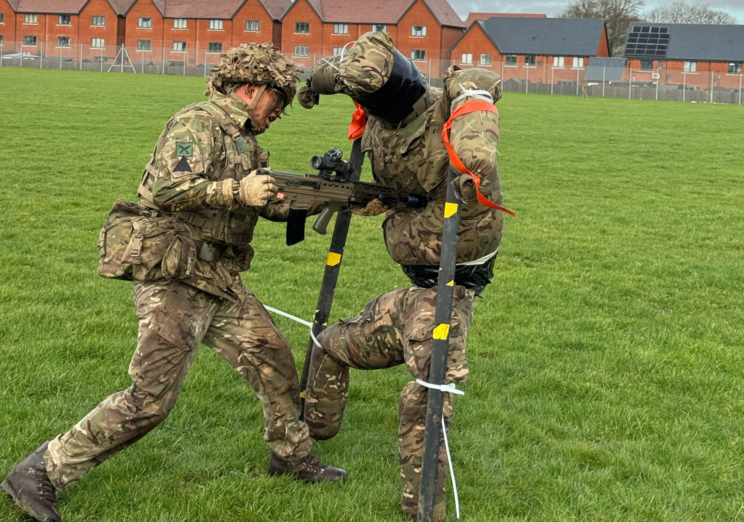 Bayonet Training with The First Battalion, The Royal Gurkha Rifles