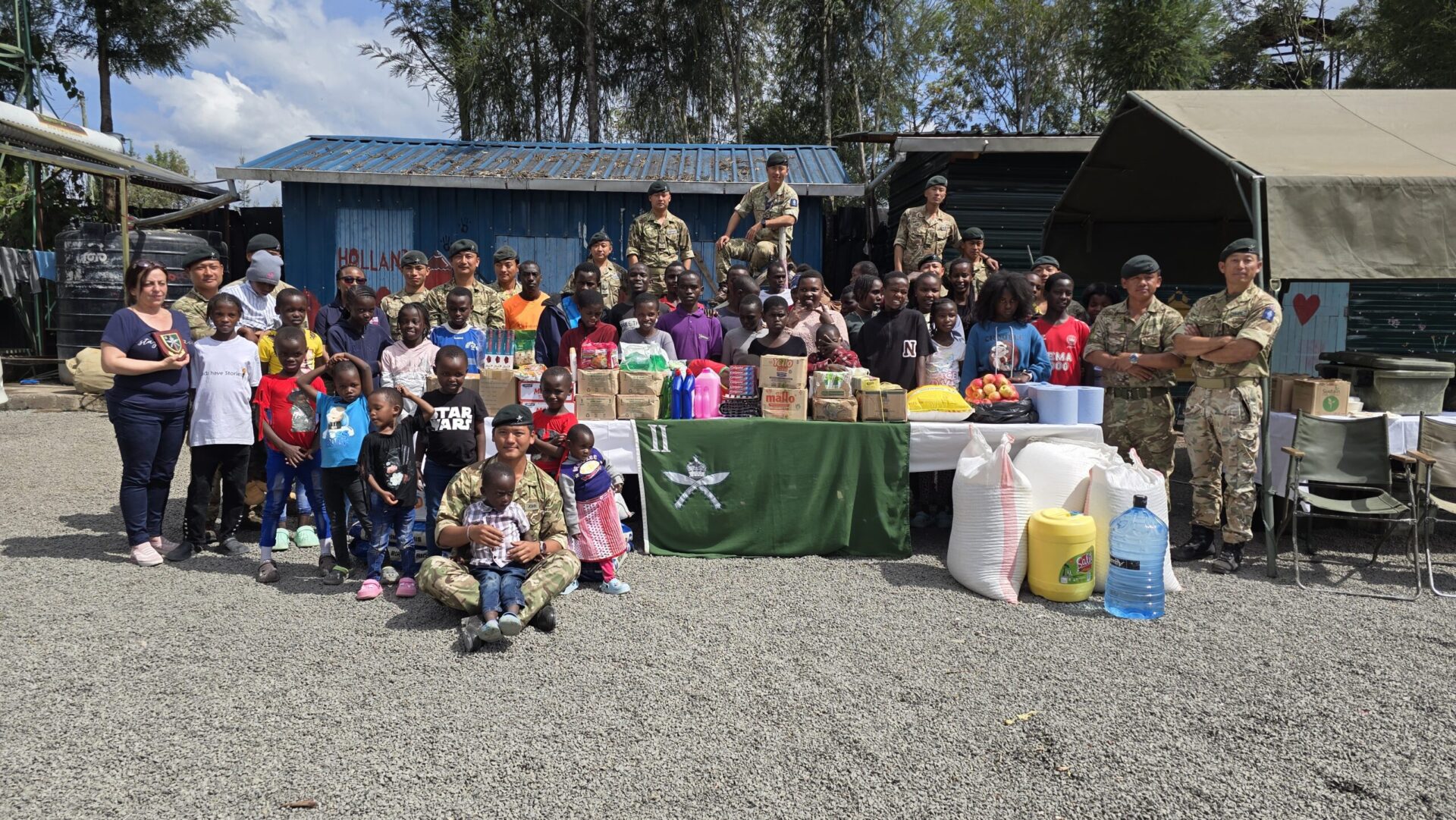 Gurkhas Bring Happiness to Kenyan Children
