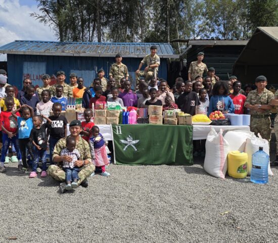 Gurkhas Bring Happiness to Kenyan Children