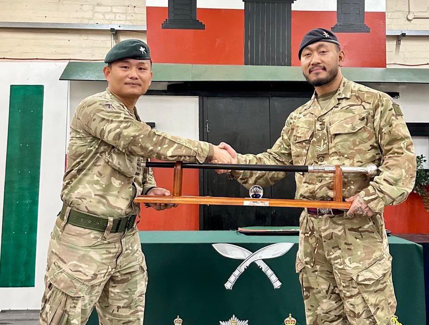 Awards for Gurkhas in Warminster