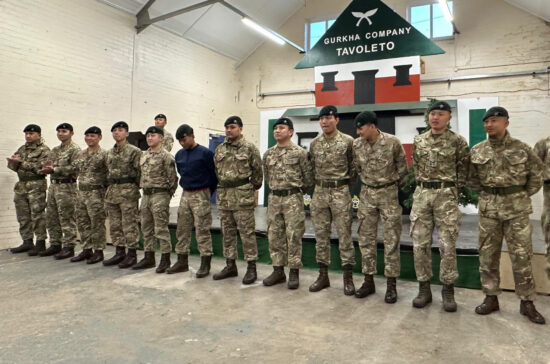 Awards for Gurkhas in Warminster