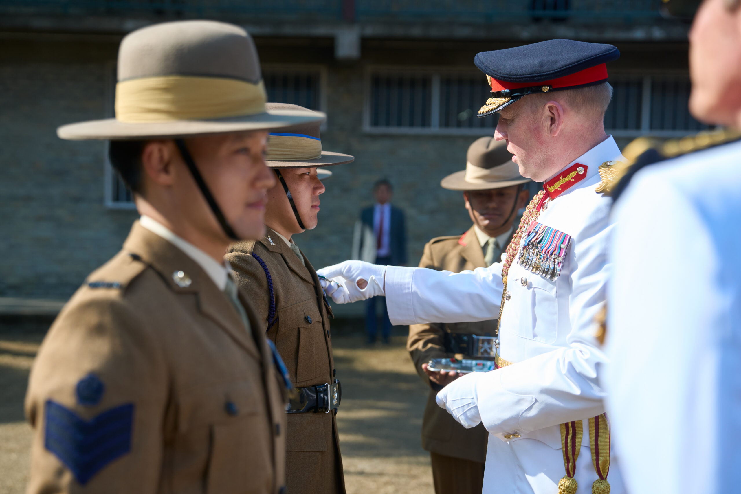 British Gurkhas Nepal Personnel Receive Medals and Awards