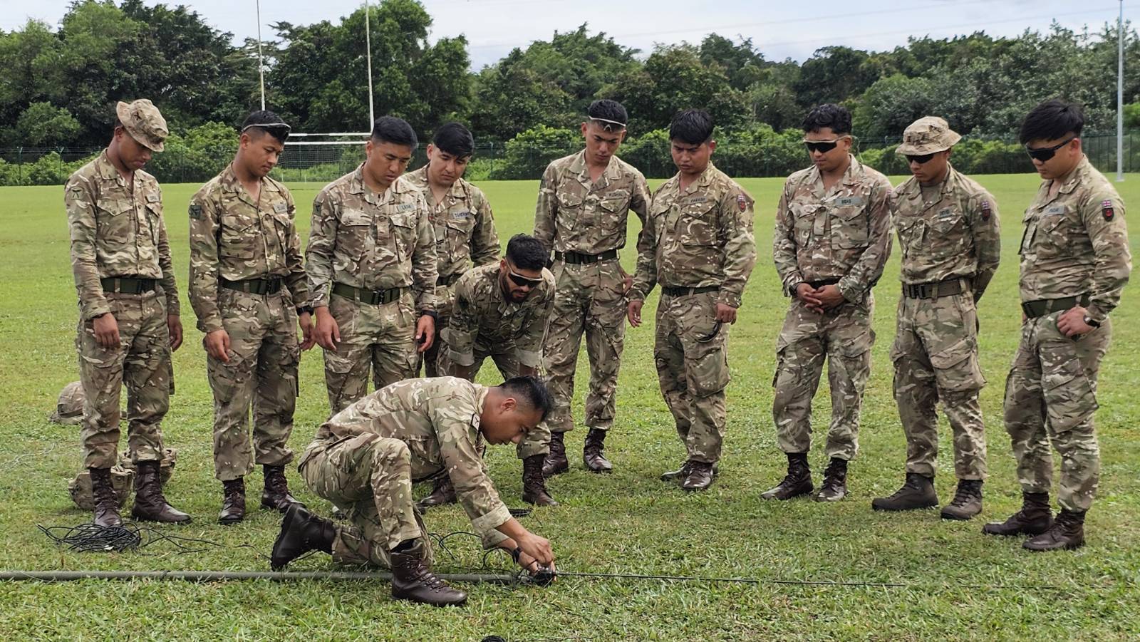 2 Rgr Infantry Platoon Radio Operator Cadre 2503 with 2 RGR - Gurkha Brigade ...