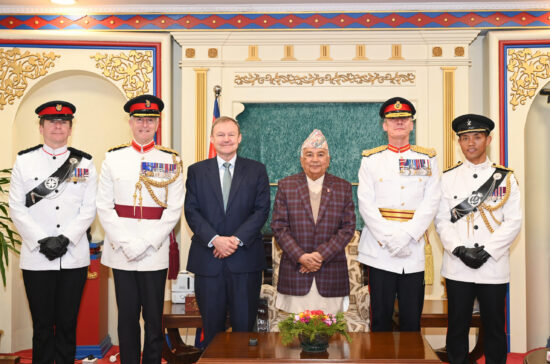 President of Nepal is Presented the Brigade of Gurkhas Annual Report for 2025