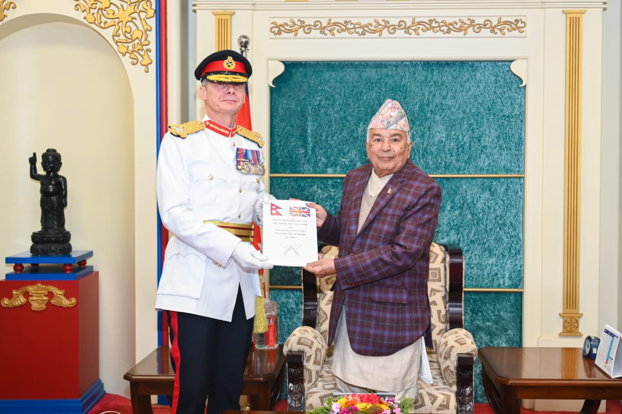 President of Nepal is Presented the Brigade of Gurkhas Annual Report for 2025 President of Nepal is Presented the Brigade of Gurkhas Annual Report for 2025