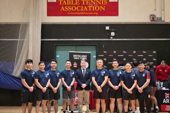 Gurkha Success at the Army Table Tennis Championships 2026