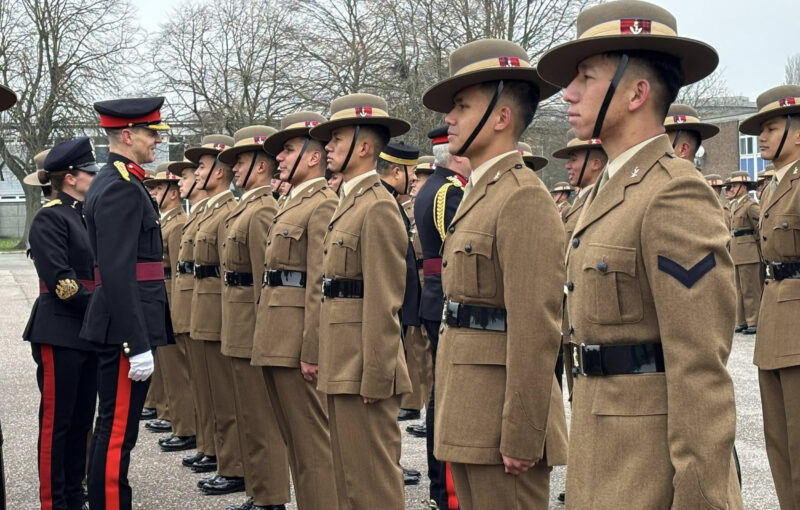 Attestation Parade for Queen’s Gurkha Signals Intake 26