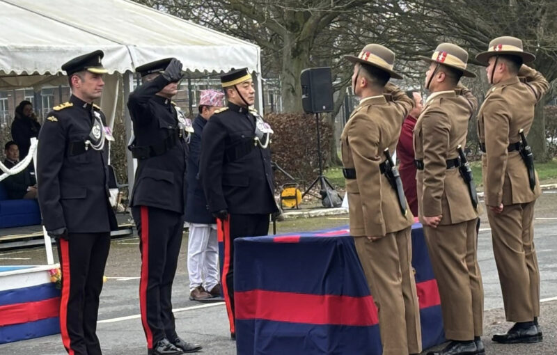 Attestation Parade for Queen’s Gurkha Signals Intake 26