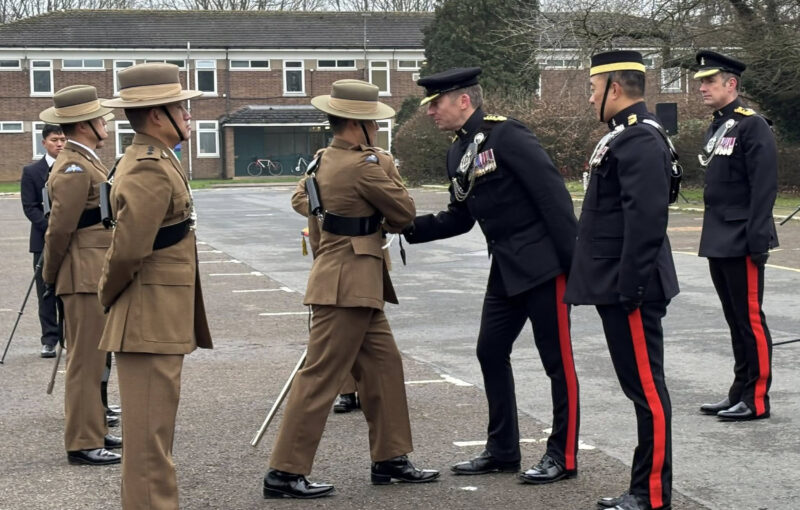 Attestation Parade for Queen’s Gurkha Signals Intake 26