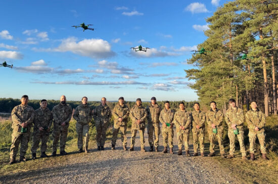 Gurkhas from QOGLR Learn to Operate Drones