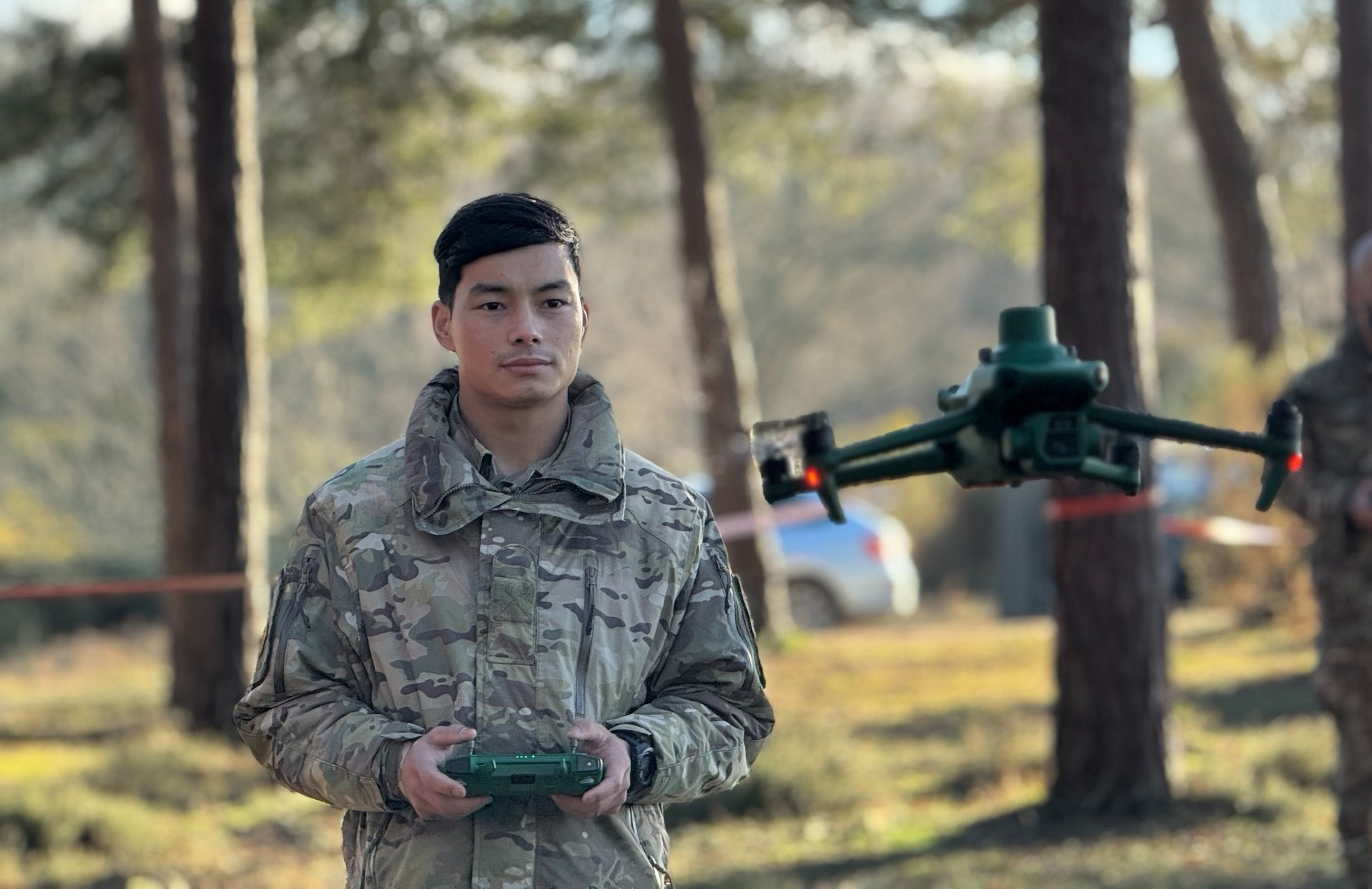 Gurkhas from QOGLR Learn to Operate Drones