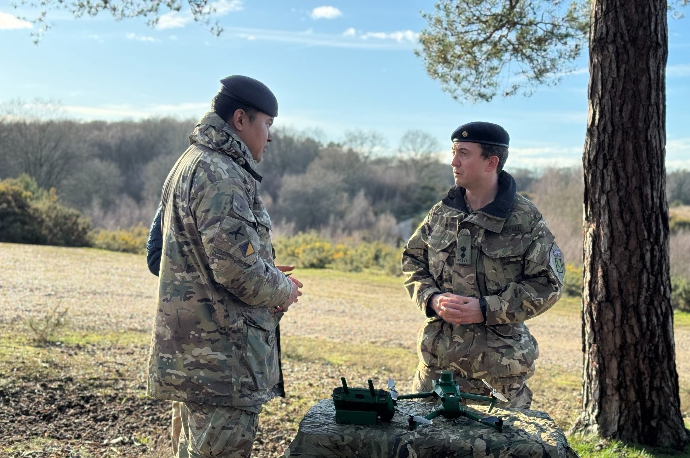 Gurkhas from QOGLR Learn to Operate Drones