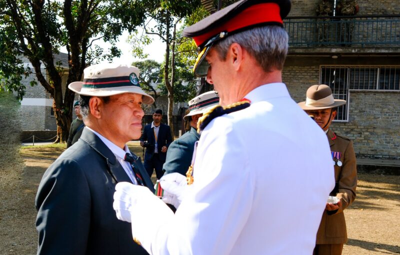British Gurkhas Nepal Personnel Receive Medals and Awards