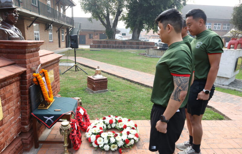 BGN Honours the Late Corporal Manikumar Gurung