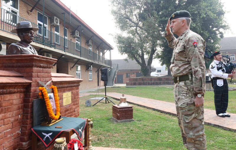 BGN Honours the Late Corporal Manikumar Gurung