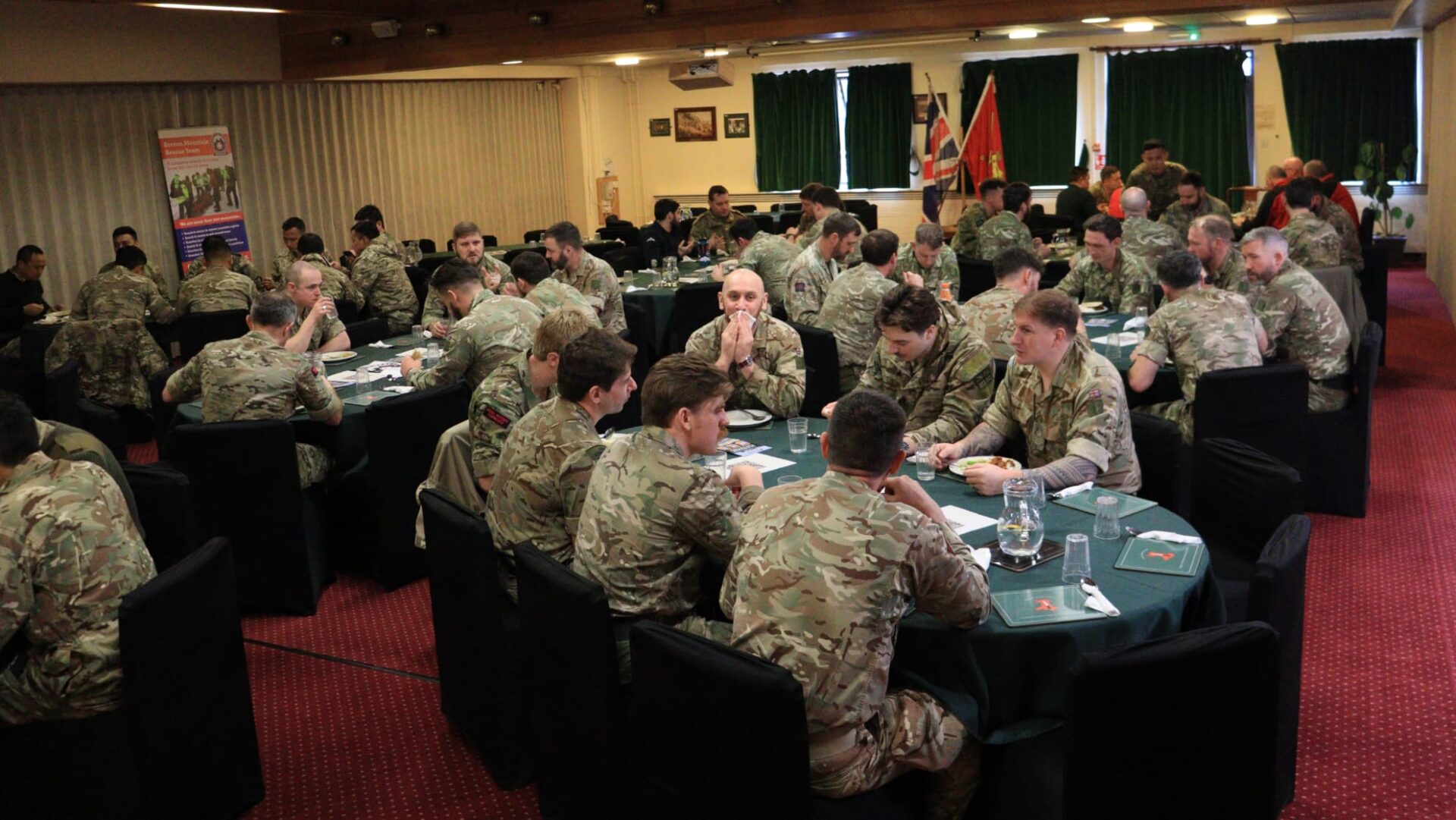 Infantry Battle School Charity Event in Support of Brecon Mountain Rescue Team