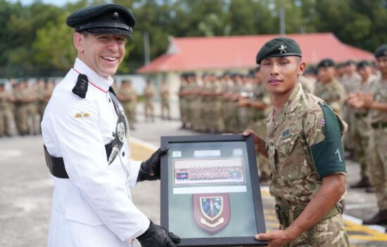 New Gurkhas Get to Grips with the Infantry Basic Radio in Brunei
