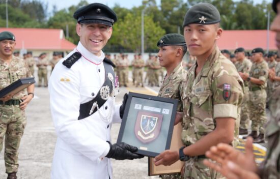 New Gurkhas Get to Grips with the Infantry Basic Radio in Brunei