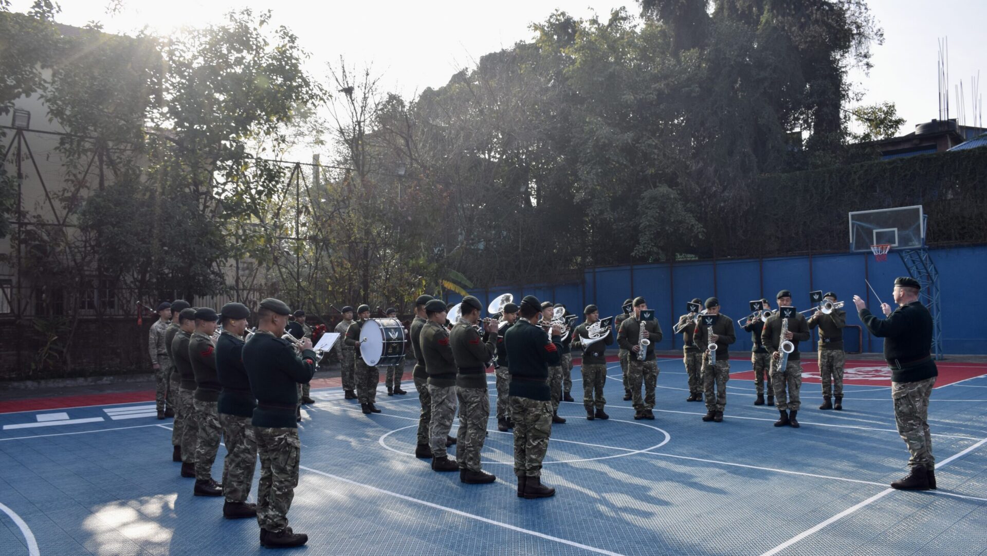 The Band of the Brigade of Gurkhas Official Musical Tour of Nepal