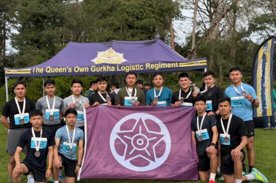 Gurkhas from QOGLR Take on the Fleet Half Marathon
