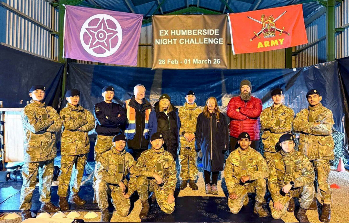 Gurkhas Working alongside Humberside Police and Regional Emergency Services