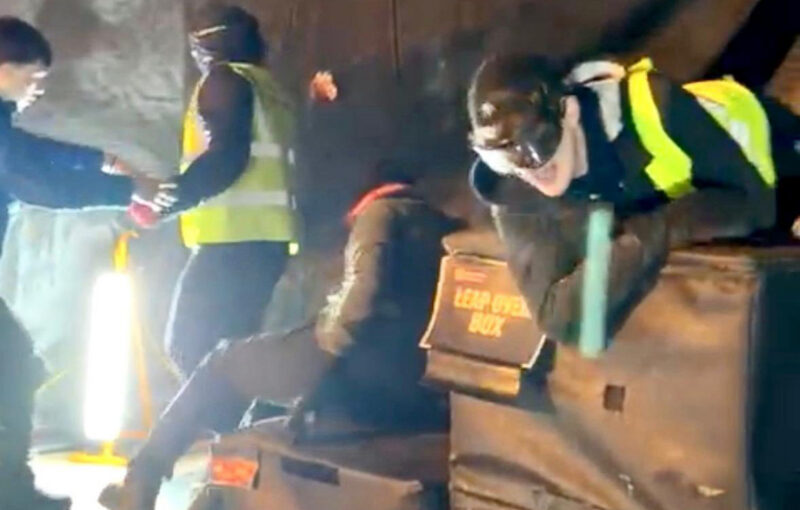 Gurkhas Working alongside Humberside Police and Regional Emergency Services