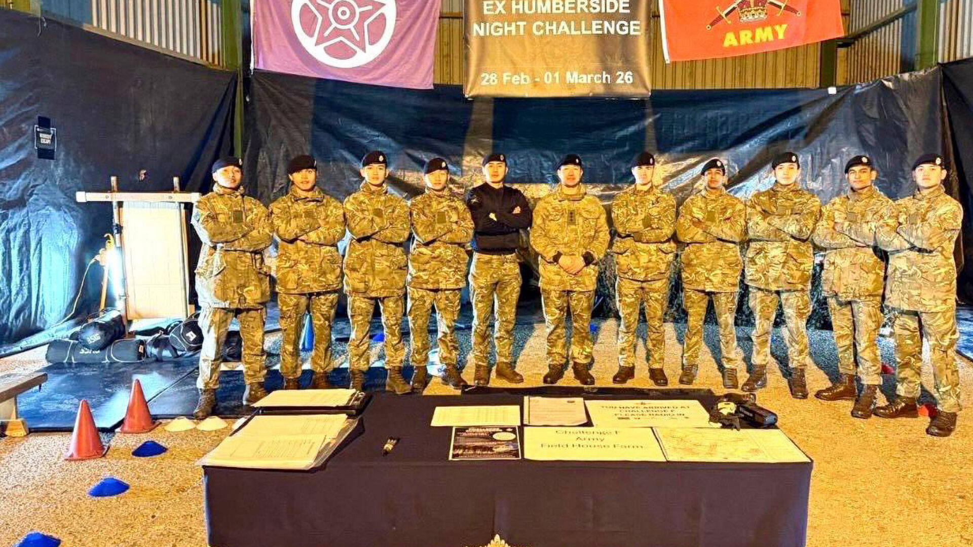 Gurkhas Working alongside Humberside Police and Regional Emergency Services