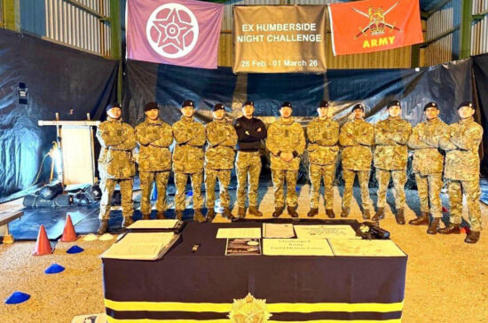 Gurkhas Working alongside Humberside Police and Regional Emergency Services