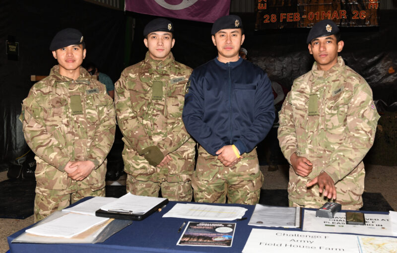Gurkhas Working alongside Humberside Police and Regional Emergency Services
