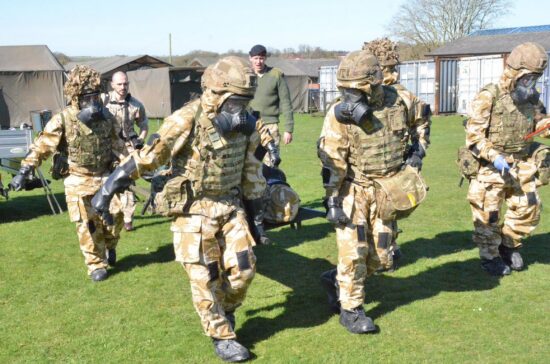 Gurkha Musicians Train to Decontaminate Casualties with CBRN Exposure