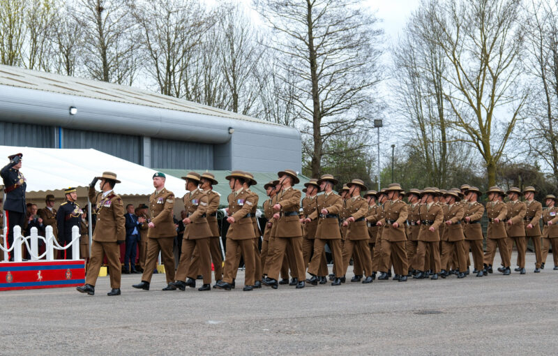 The Queen's Gurkha Engineers Kasam Khane parade 27 Mar 26