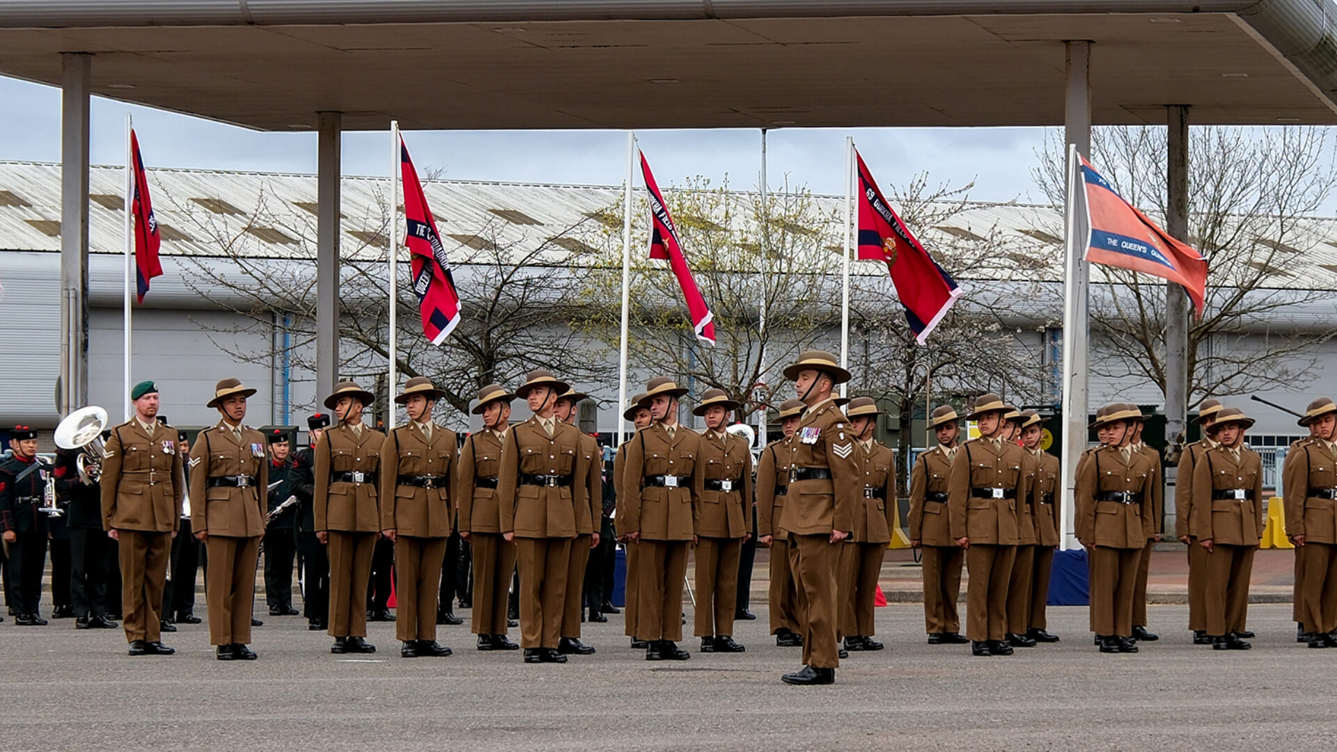 The Queen's Gurkha Engineers Kasam Khane parade 27 Mar 26