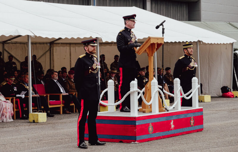 The Queen's Gurkha Engineers Kasam Khane parade 27 Mar 26