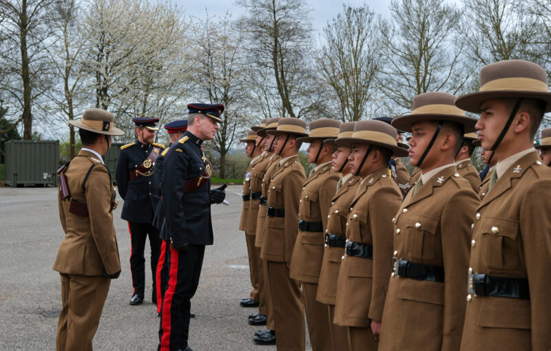 The Queen's Gurkha Engineers Kasam Khane parade 27 Mar 26
