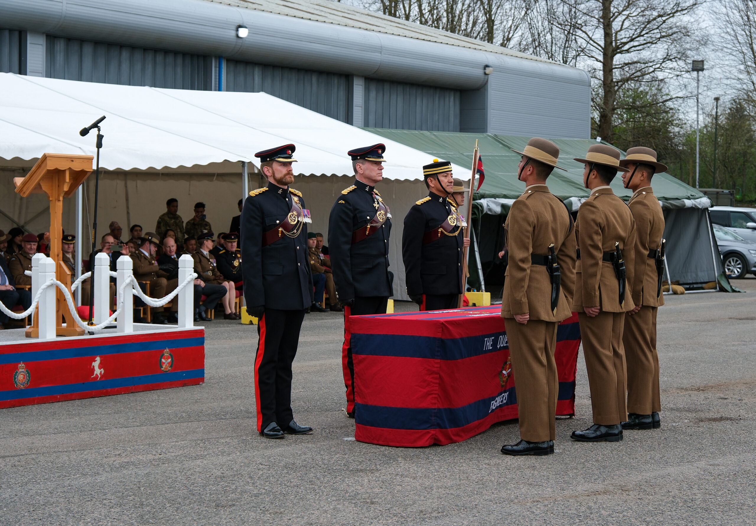 The Queen's Gurkha Engineers Kasam Khane parade 27 Mar 26