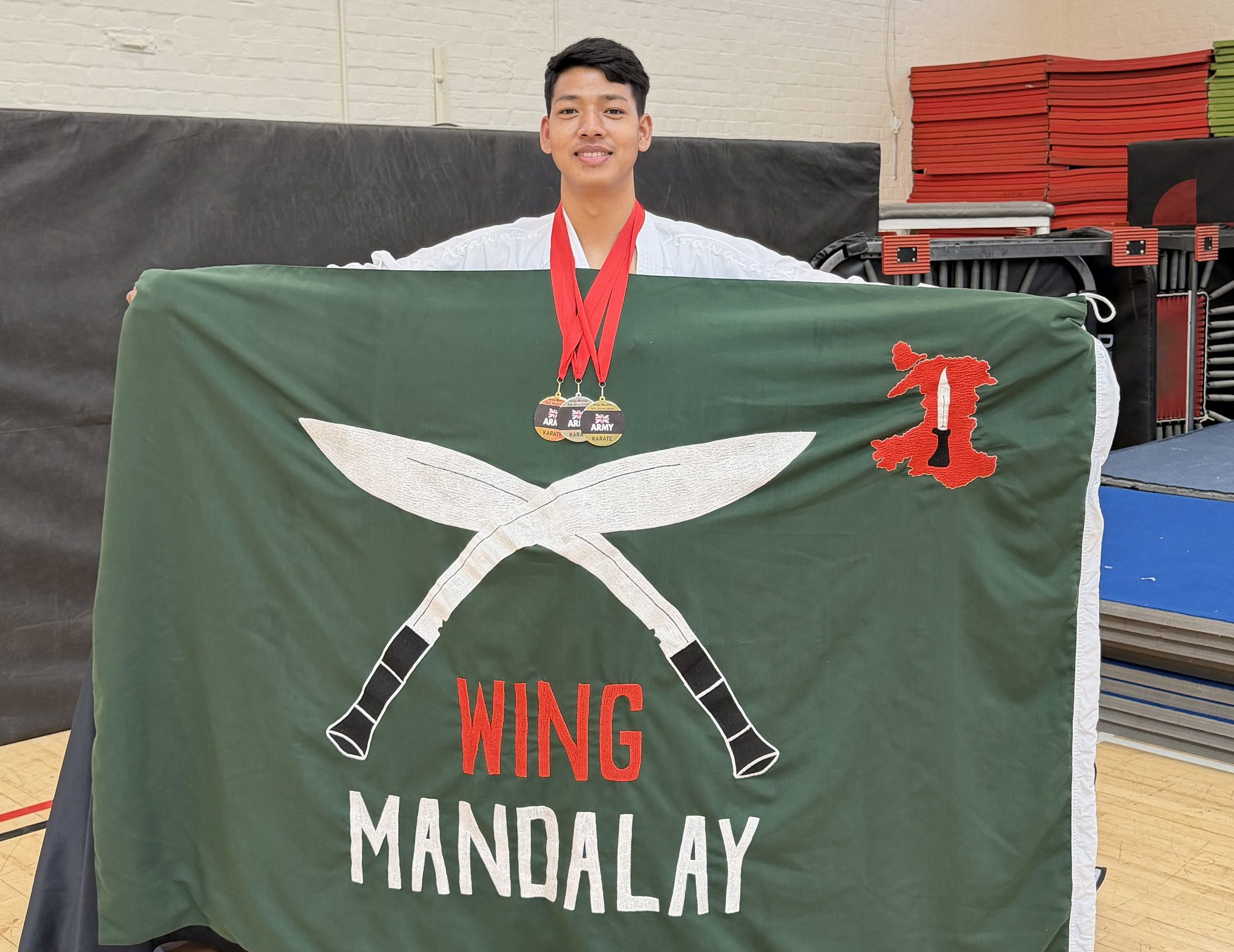Rifleman Dhirendra Rai Shines at the Army Karate Championship 2026