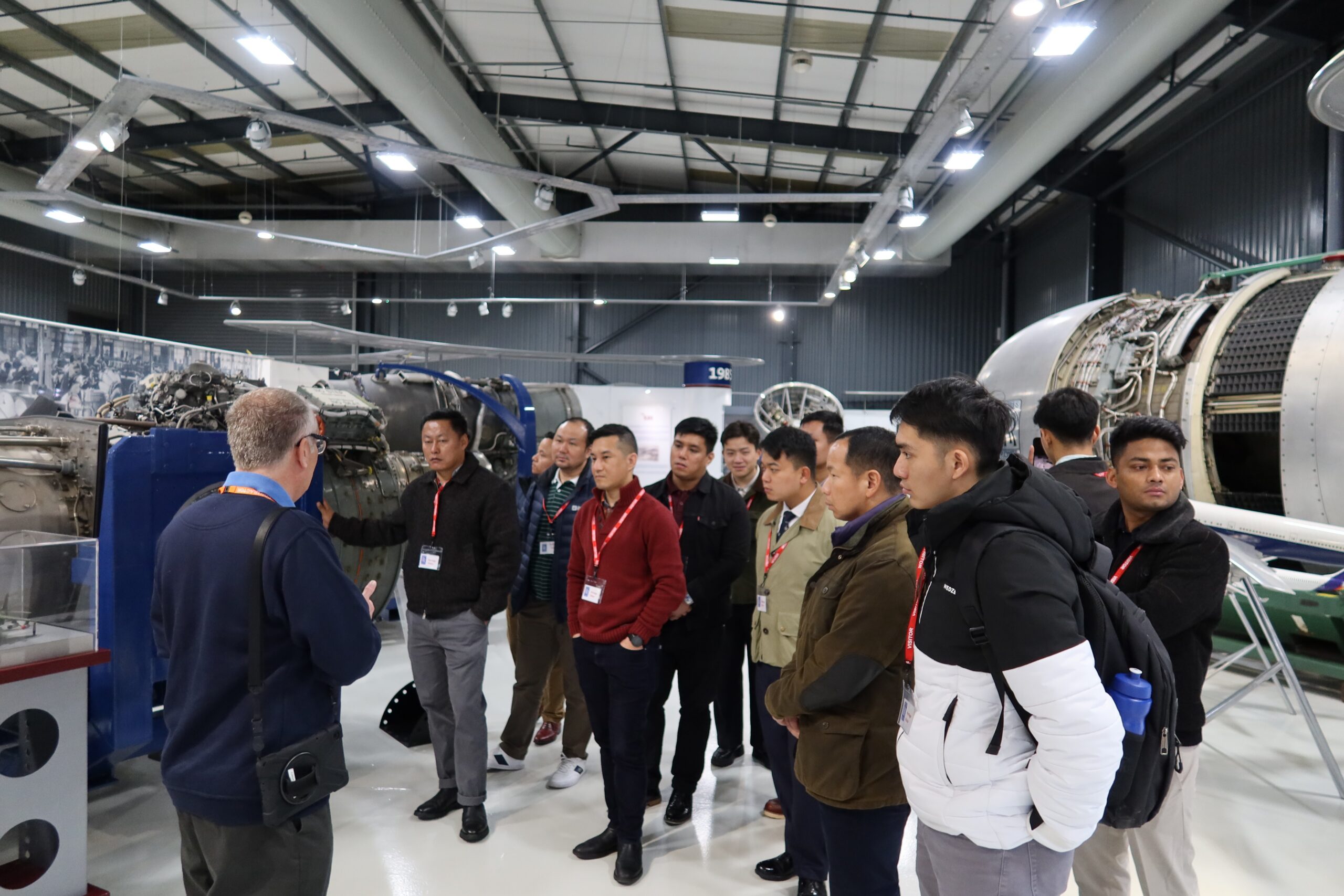 247 Gurkha Signal Squadron Visits the Rolls-Royce Heritage Trust