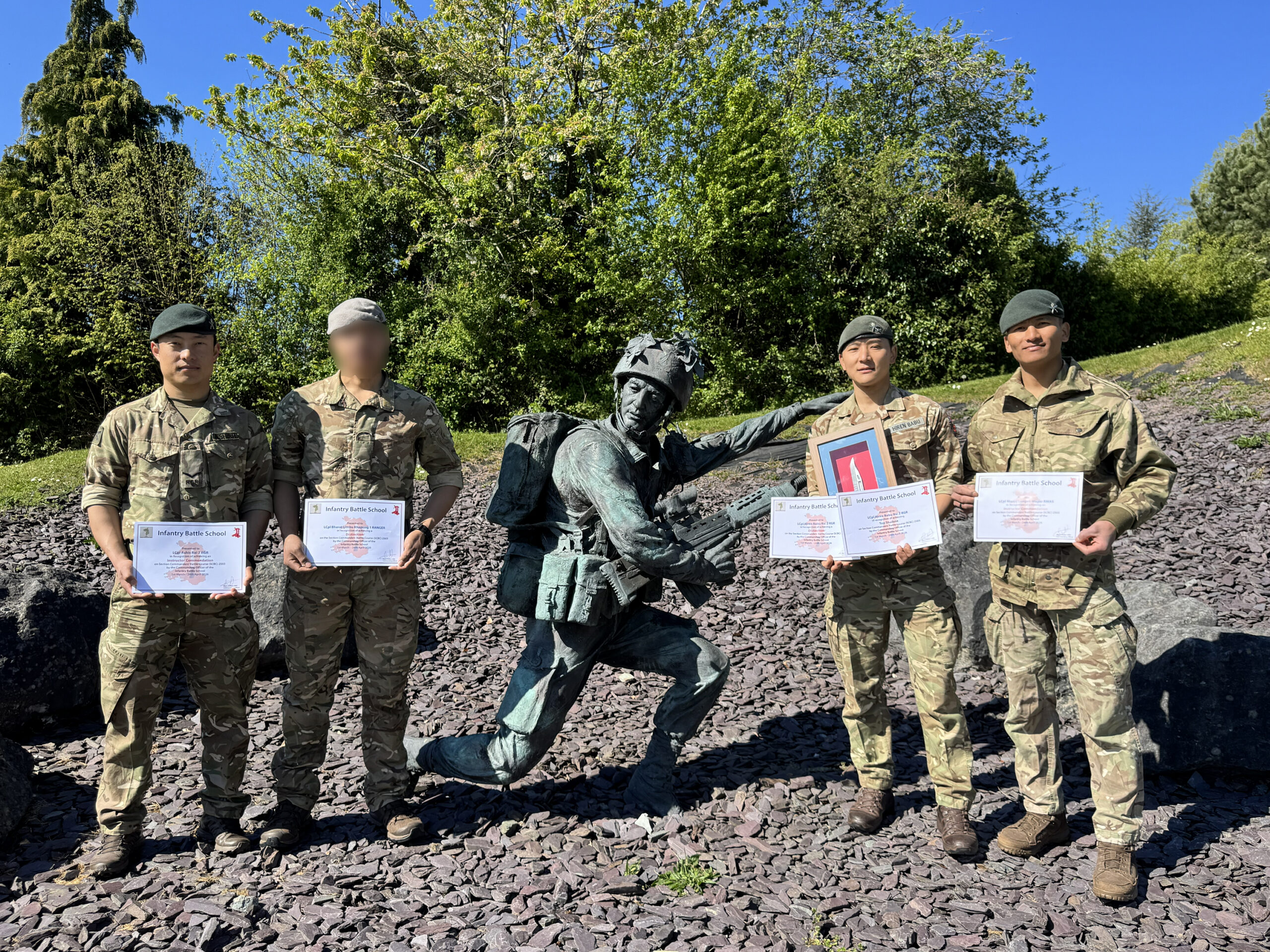 Gurkhas from The Second Battalion, The Royal Gurkha Rifles (2 RGR) delivered exceptional performances on the recent Section Commanders’ Battle Course 250