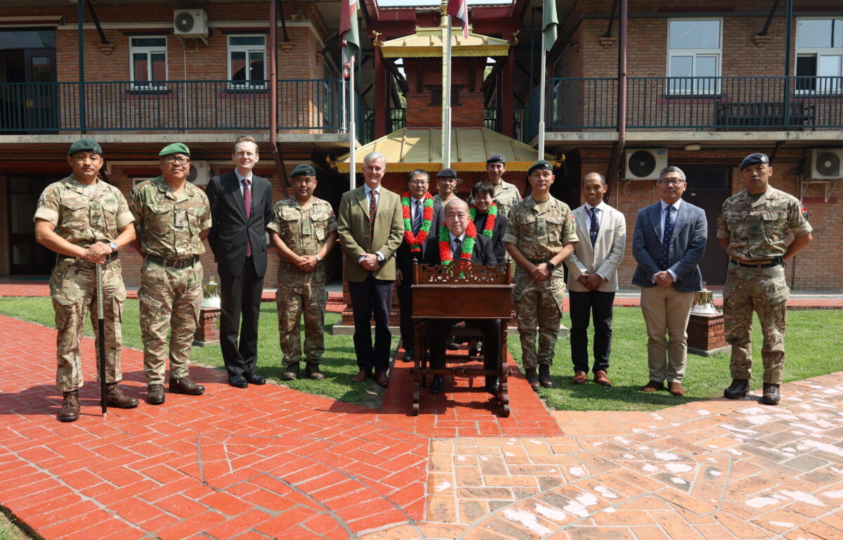 UK and Japanese Ambassadors Visit Headquarters British Gurkhas Nepal