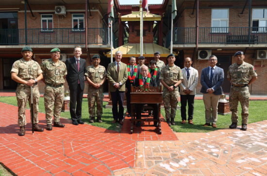 UK and Japanese Ambassadors Visit Headquarters British Gurkhas Nepal