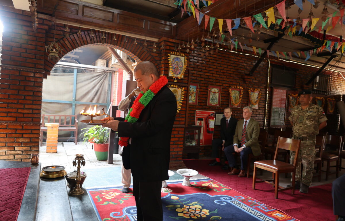 UK and Japanese Ambassadors Visit Headquarters British Gurkhas Nepal