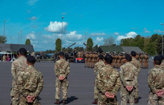 The King’s Gurkha Artillery First Kasam Khane Parade