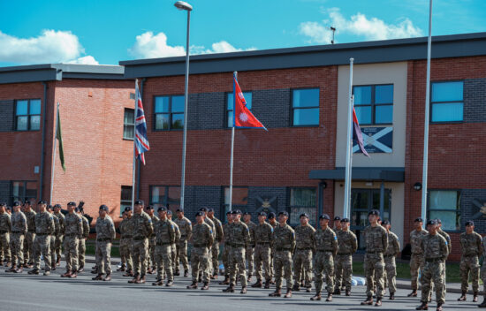The King’s Gurkha Artillery First Kasam Khane Parade